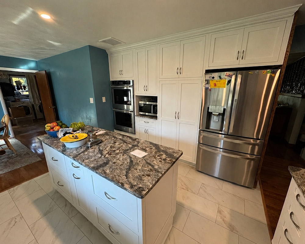 brand new kitchen quartz countertop installation services Rockford IL
