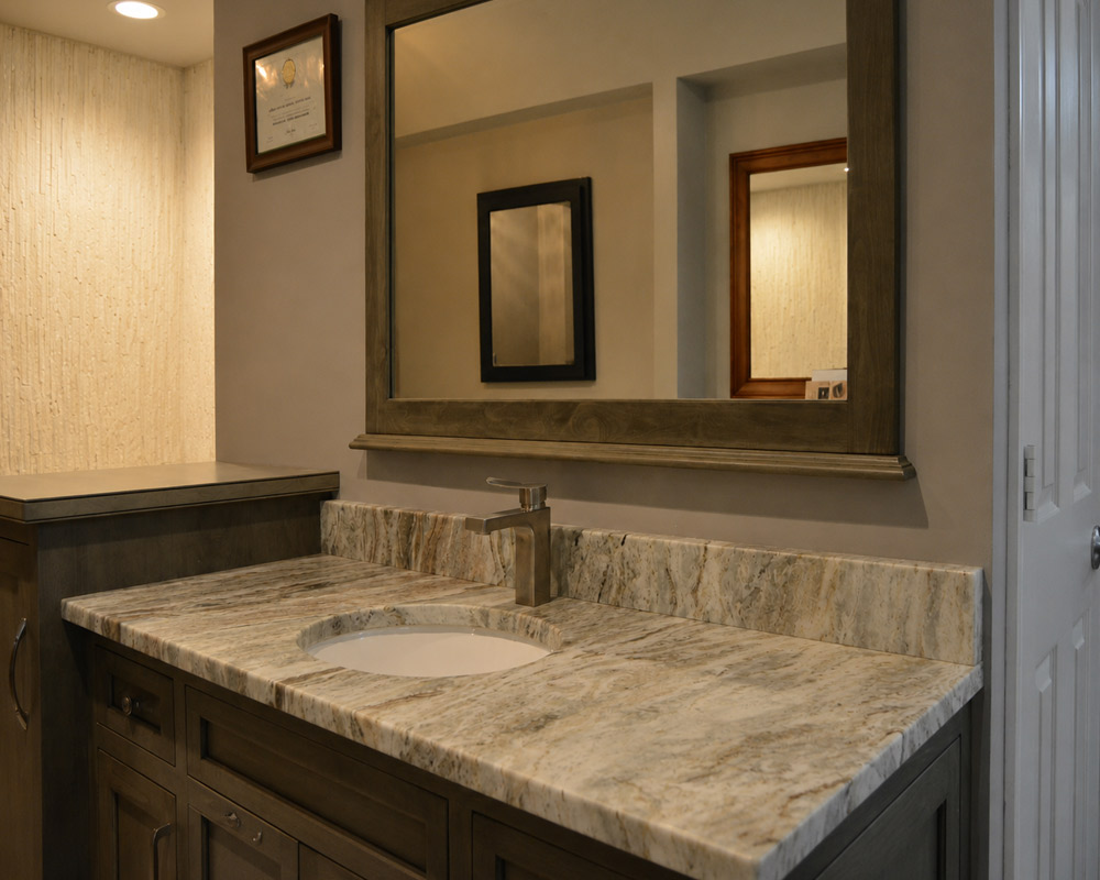 bathroom remodeling project featuring premium finishes Freeport IL