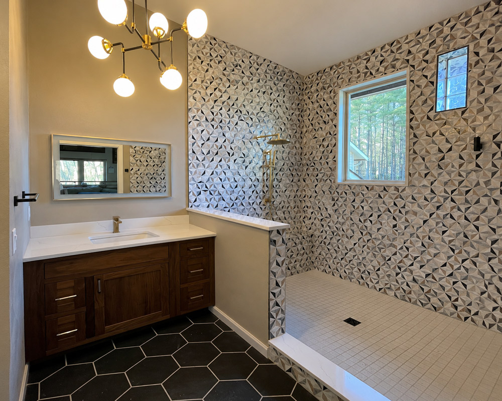personalized interior design bathroom project Byron IL